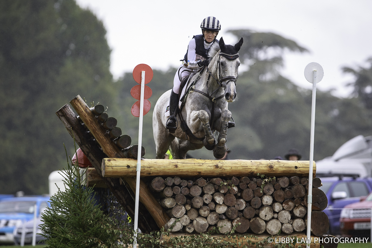 Caroline Powell rides Sinatra Frank Baby during the CCI3* Cross Country at the 2016 Blenheim Palace International Horse Trial (Image: Libby Law)