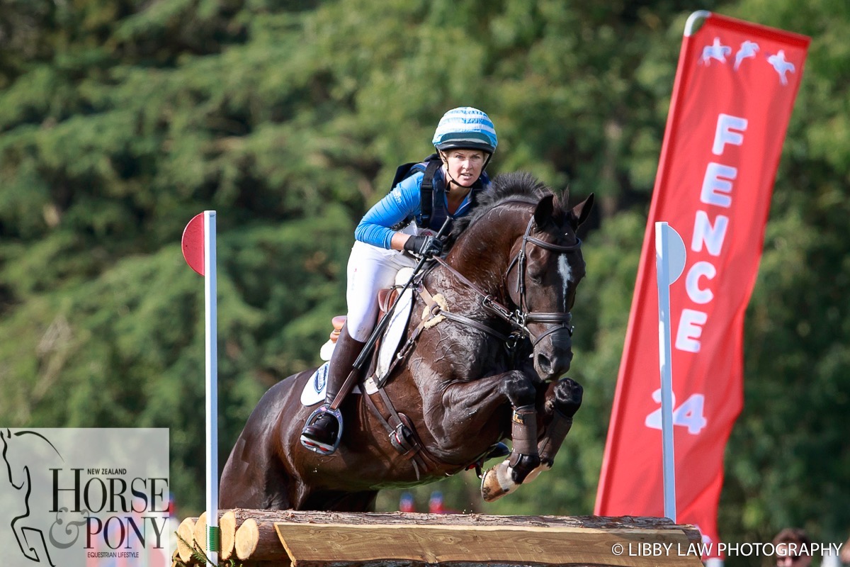 Jonelle Price and Cloud Dancer - fastest on the cross country in the CIC3* class (Image: Libby Law) 