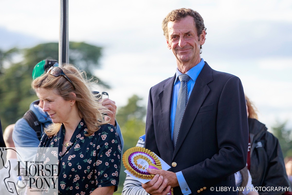 Sir Mark Todd gets to present the prizes at Blenheim for the ERM Series Winner (Image: Libby Law) 