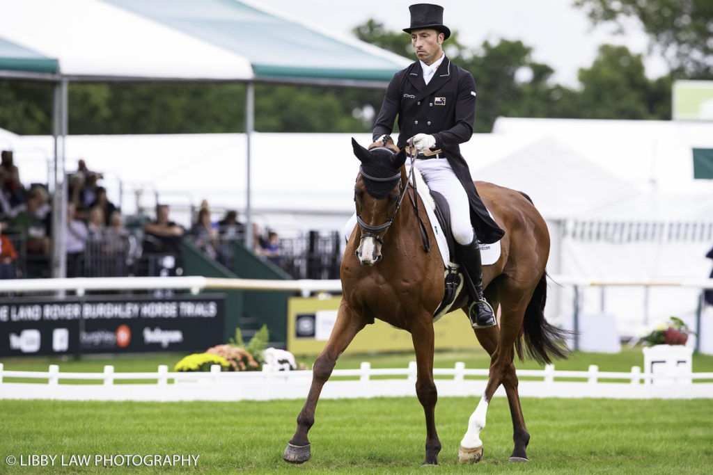 NZL-Tim Price rides Ringwood Sky Boy during the CCI4* Second Day of Dressage at the 2016 Land Rover Burghley Horse Trials (Interim-7TH). Friday 2 September. Copyright Photo: Libby Law Photography