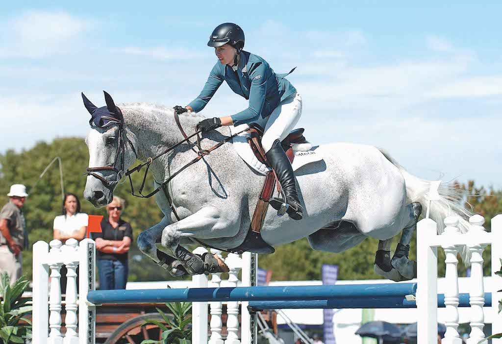 Tess Williams rides Alltech Craighaven Nitro in the Lady Rider of the Year at the 2011 Horse of the Year, Hastings, New Zealand, Thursday, March 17, 2011. Credit:KAMPIC / Kerry Marshall