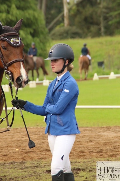 Briar Burnett-Grant watching a bit of derby jumping (Image: Jane Thompson)