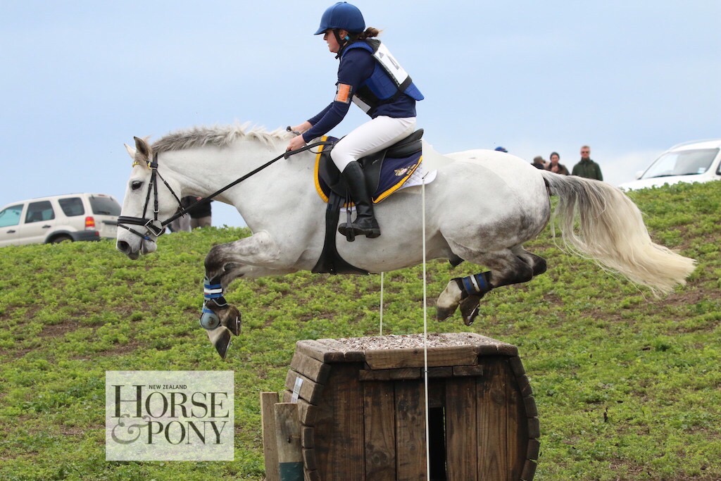 A Touch of Blue ridden by Rebecca Christensen Robertson (Image: Jane Thompson)