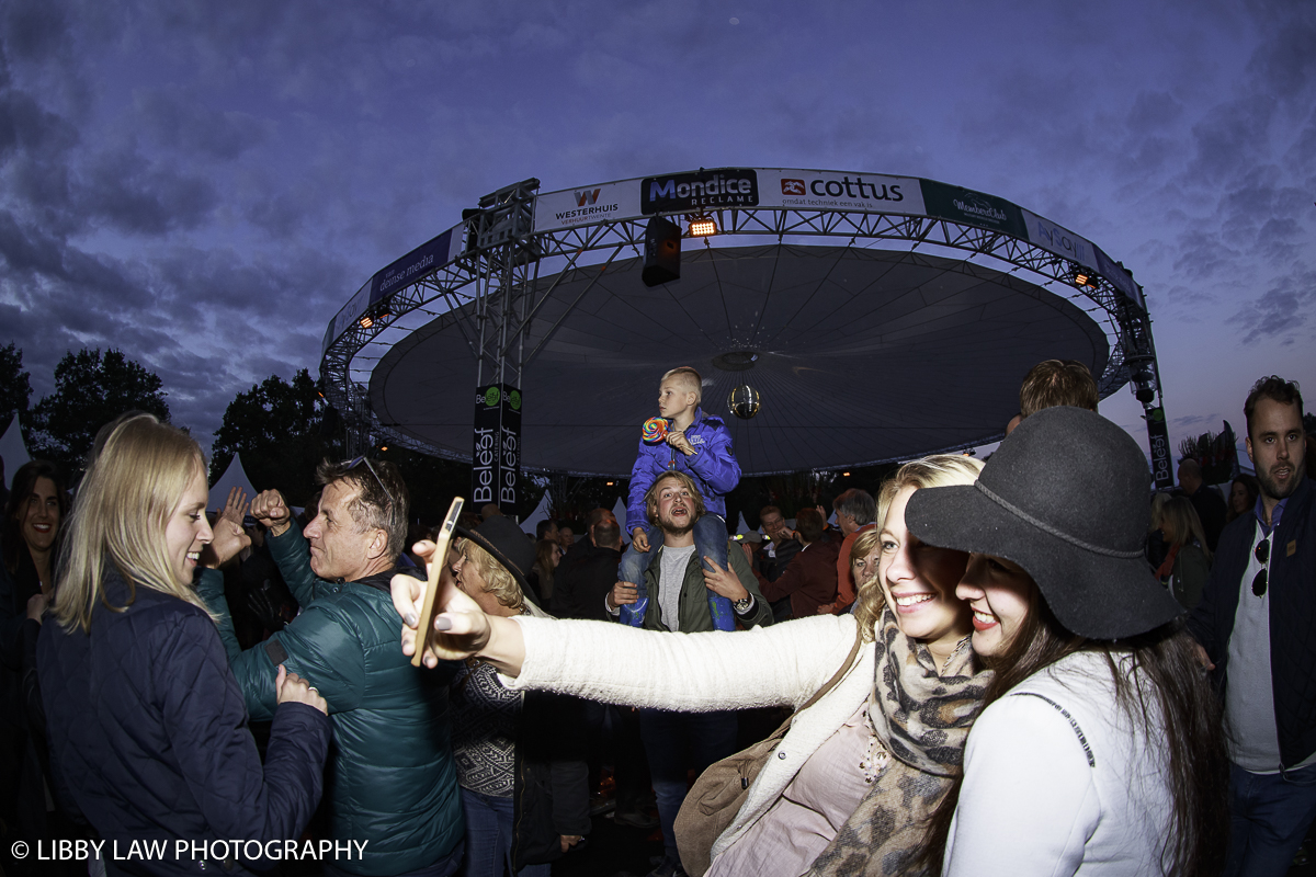 The famous Cross Country AFTER PARTY at the 2016 NED-Military Boekelo CCIO3*. Saturday 8 October. Copyright Photo: Libby Law Photography