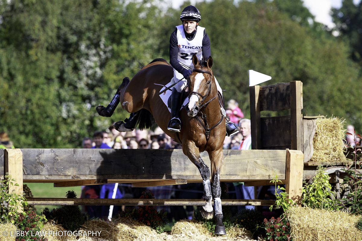 Blyth Tait and Xanthus III had an issue at the bogey fence but look great here. (Image: Libby Law Photography)