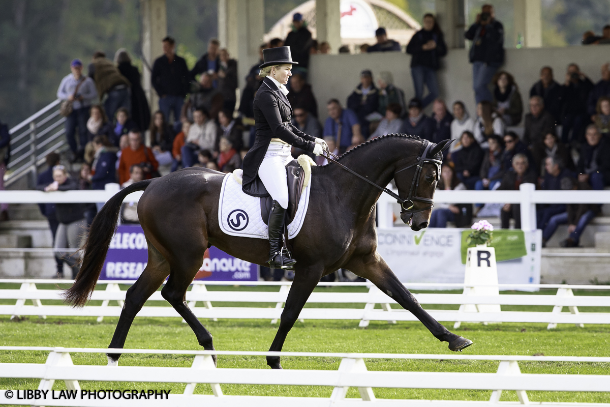 Jonelle Price on Cooley Showtime in 10th place i the 7YO class (Image: Libby Law Photography)