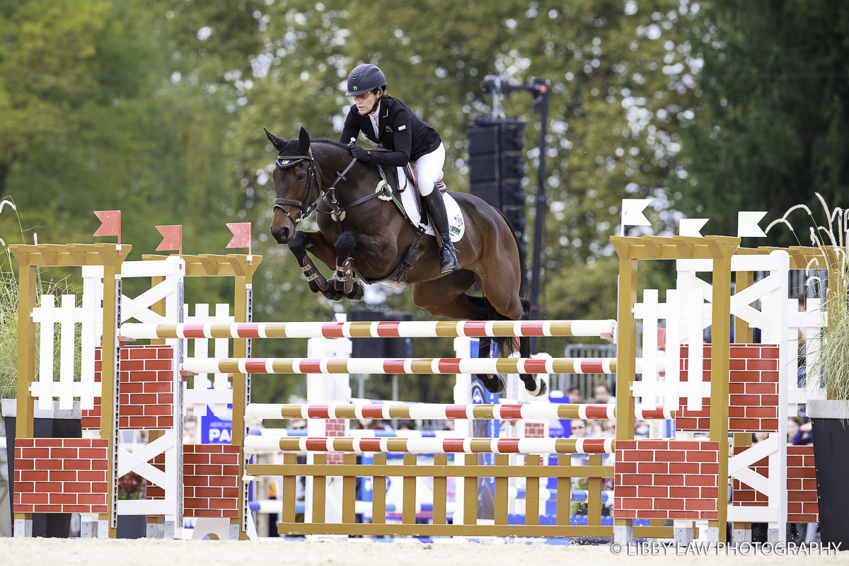 Caroline Powell and Spice Sensation completed the 4* at Pau (Image: Libby Law)