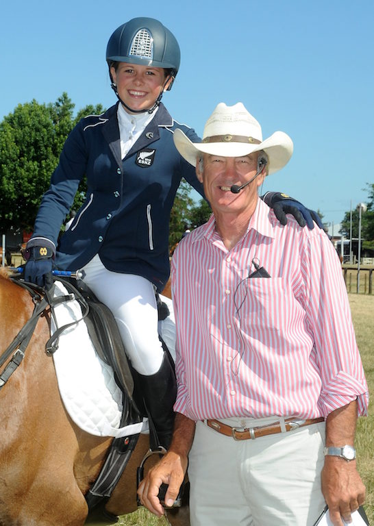 Blake has a great bond with the riders; here, with Steffi Whittaker (image: Kampic)