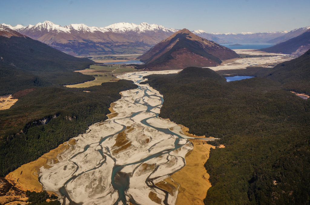 The famous braided river from above (Image: Vladka Kennett Photography)