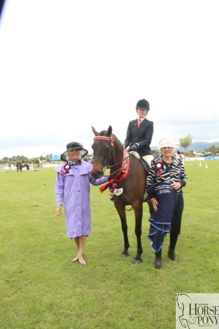 First Edition ridden by Jade Farrant with Judges Jo Jefferson (left) and Dorothy Lennard (right) (Image: Jane Thompson)