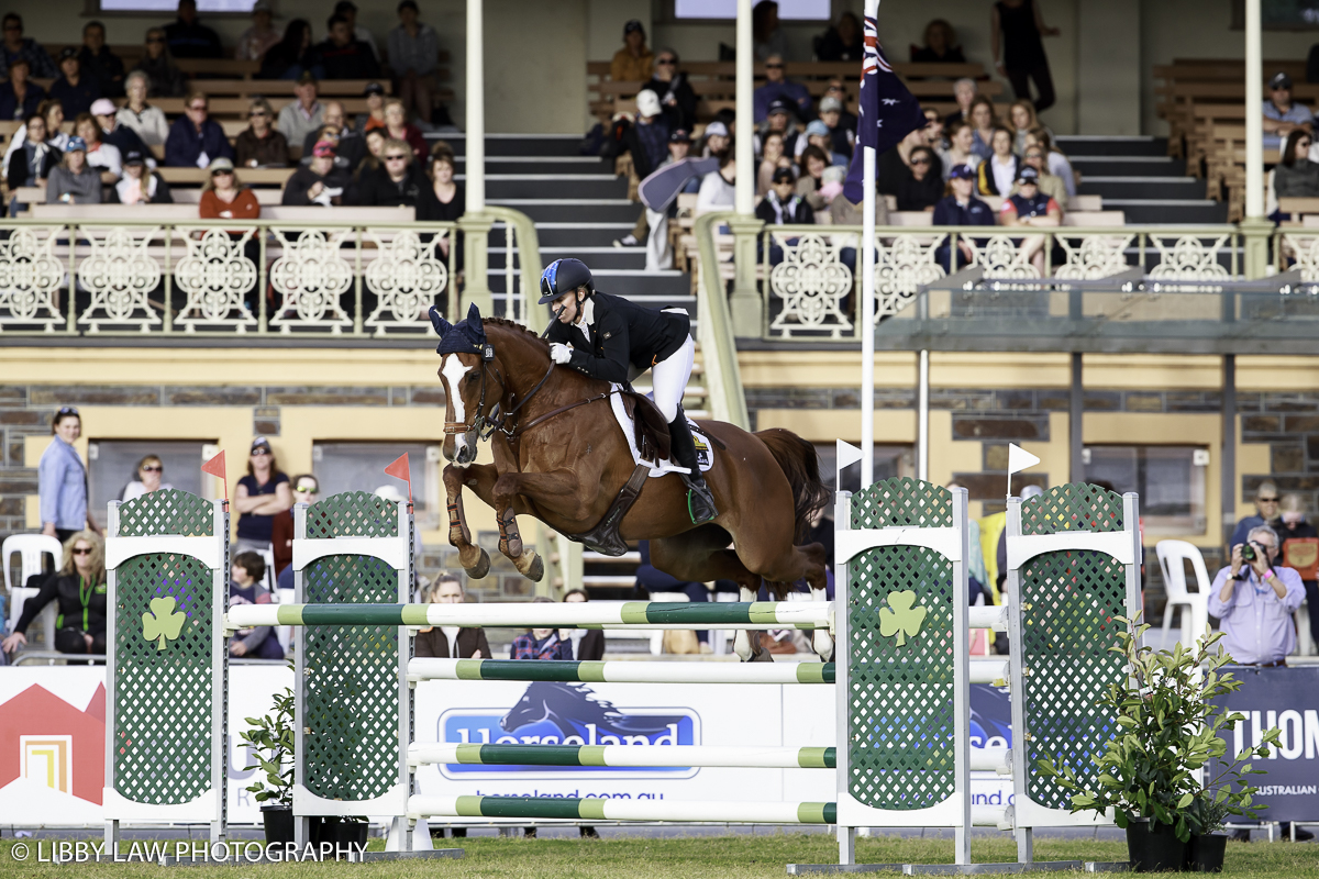 Megan Jones and Kirby Park Impress are third in the CIC3* (Image: Libby Law Photography)